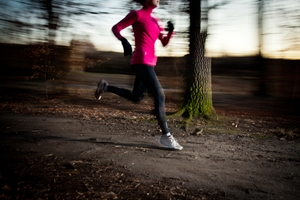 Person running