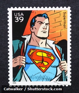 Superman stamp