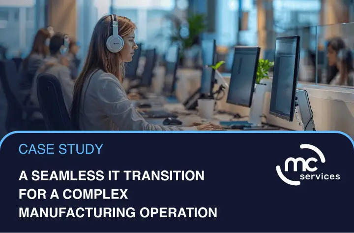 MC Services Supports a Smooth IT Transition for Maynard Steel